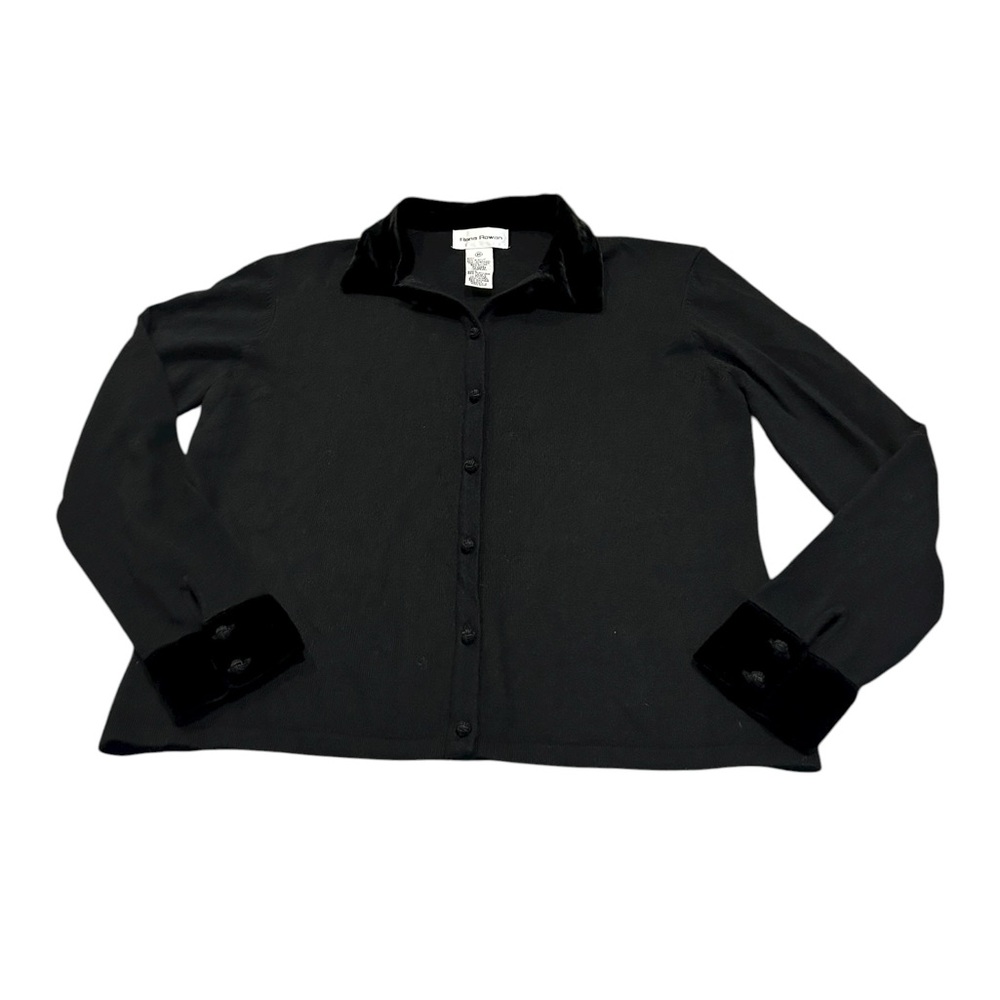 RENA ROWAN black wool blend sweater
